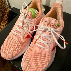 Adidas Swift Run X Athletic Shoe Pink - Hot Pink Stripes-